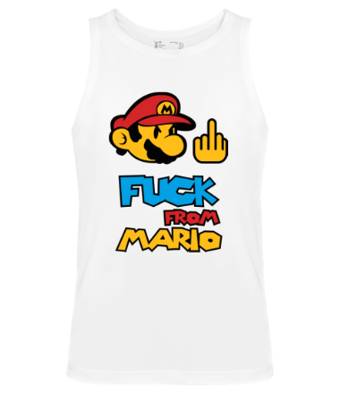 Мужская майка Fuck from Mario