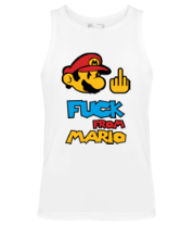 Мужская майка Fuck from Mario фото