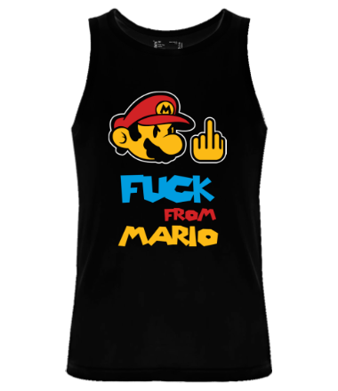 Мужская майка Fuck from Mario
