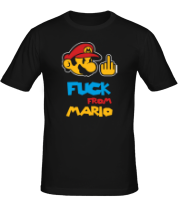 Мужская футболка Fuck from Mario фото