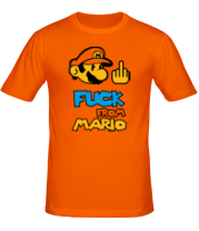 Мужская футболка Fuck from Mario фото