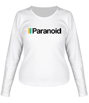 Женская футболка длинный рукав Paranoid фото