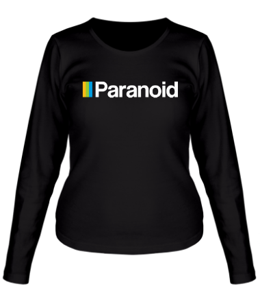 Женская футболка длинный рукав Paranoid