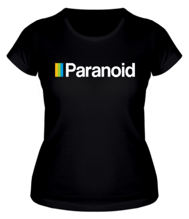 Женская футболка Paranoid