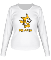 Женская футболка длинный рукав Pikario фото