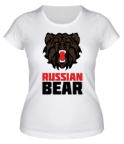 Женская футболка Russian Bear фото
