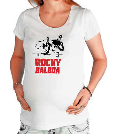 Футболка для беременных Rocky Balboa