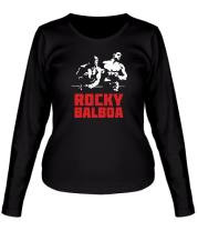 Женская футболка длинный рукав Rocky Balboa фото