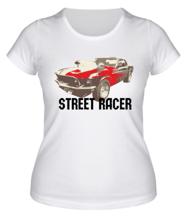 Женская футболка Street racer