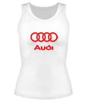 Женская майка борцовка Audi