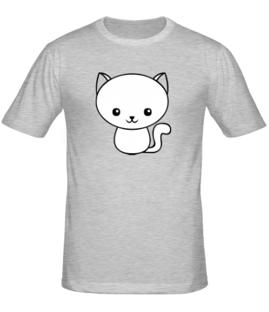 Мужская футболка Милый котенок