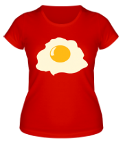 Женская футболка Разбитое яйцо фото