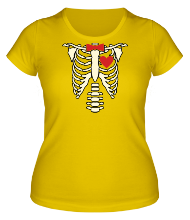 Женская футболка Рентген