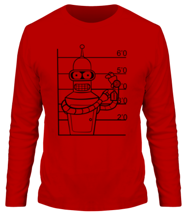 Мужская футболка длинный рукав Bender