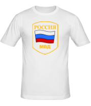Мужская футболка МВД России фото