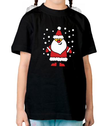Детская футболка Веселый Дед Мороз
