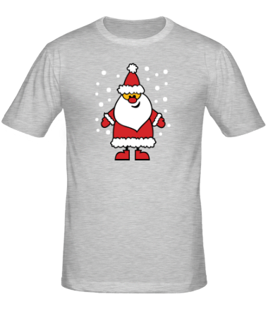 Мужская футболка Веселый Дед Мороз