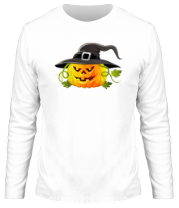 Мужская футболка длинный рукав Halloween	 фото