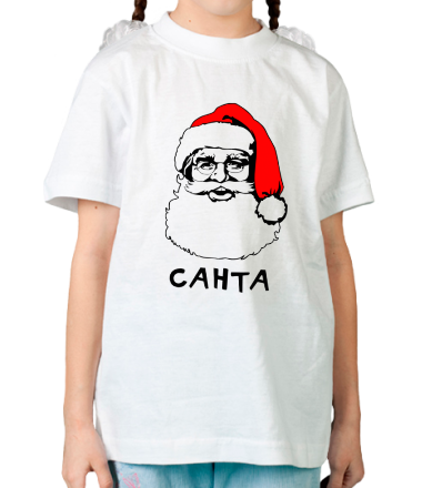 Детская футболка Санта Клаус