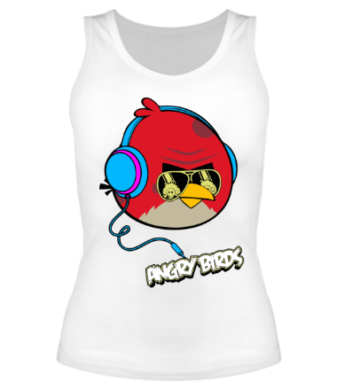 Женская майка борцовка Angry Birds Music