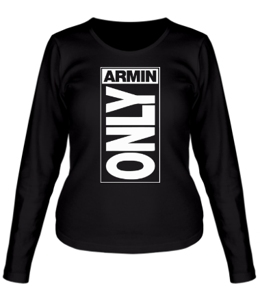 Женская футболка длинный рукав Armin Only