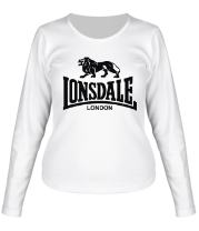 Женская футболка длинный рукав Lonsdale фото
