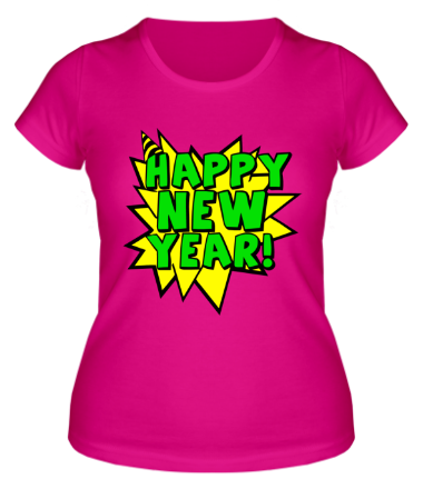 Женская футболка Happy New Year