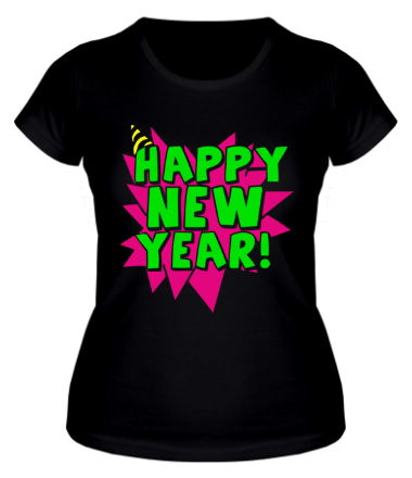 Женская футболка Happy New Year