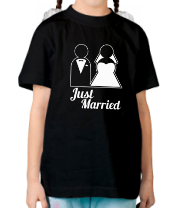 Детская футболка Just Married фото