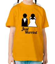 Детская футболка Just Married фото