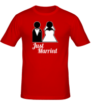 Мужская футболка Just Married фото