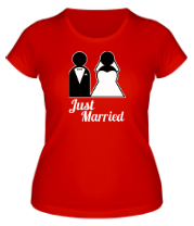 Женская футболка Just Married фото