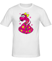 Мужская футболка Яркая змеюшка фото