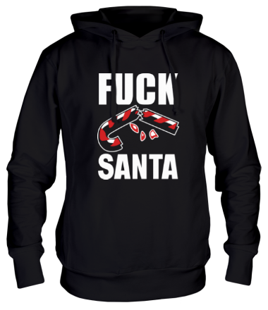 Толстовка худи Fuck Santa