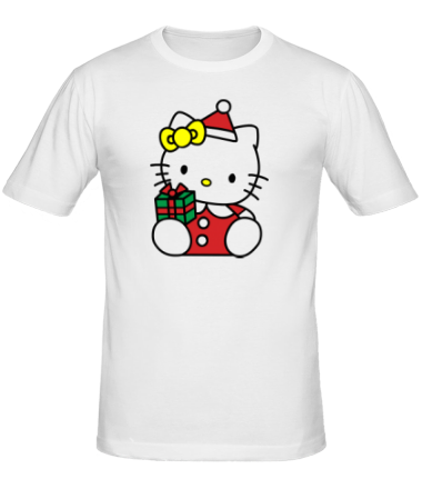 Мужская футболка Hello Kitty с подарком