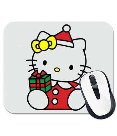 Коврик для мыши Hello Kitty с подарком