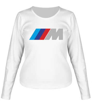 Женская футболка длинный рукав BMW M
