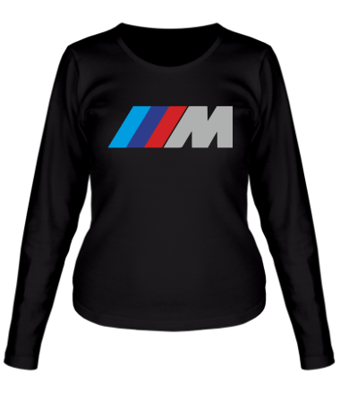 Женская футболка длинный рукав BMW M