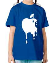 Детская футболка Стeкающий Apple фото