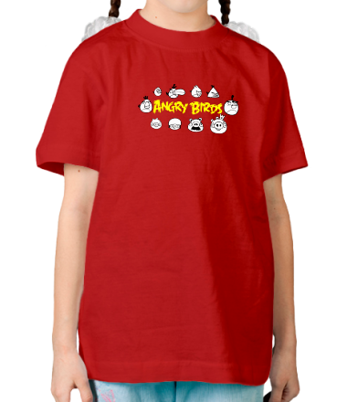 Детская футболка Angry Birds Sketch