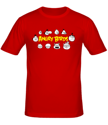 Мужская футболка Angry Birds Sketch