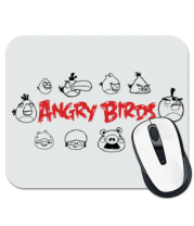 Коврик для мыши Angry Birds Sketch фото