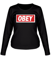Женская футболка длинный рукав Obey фото
