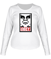 Женская футболка длинный рукав Obey the Giant фото