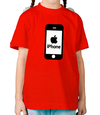 Детская футболка Apple iPhone