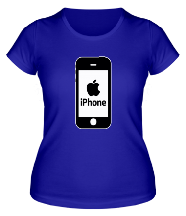 Женская футболка Apple iPhone