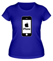 Женская футболка Apple iPhone фото