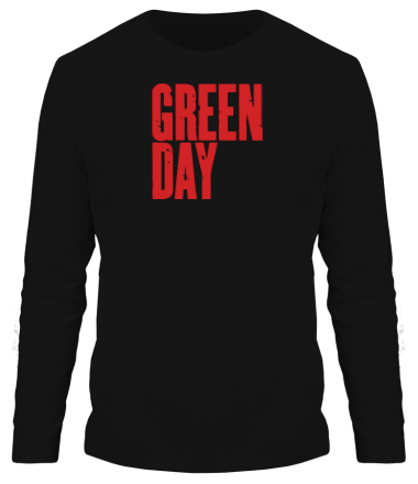 Мужская футболка длинный рукав Green Day