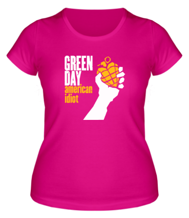 Женская футболка Green Day - American idiot