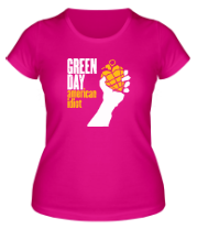 Женская футболка Green Day - American idiot фото